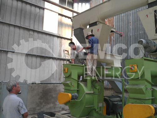 wood pellets plant