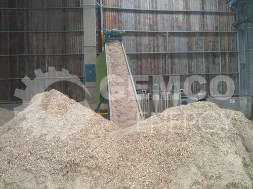 wood pellets plant